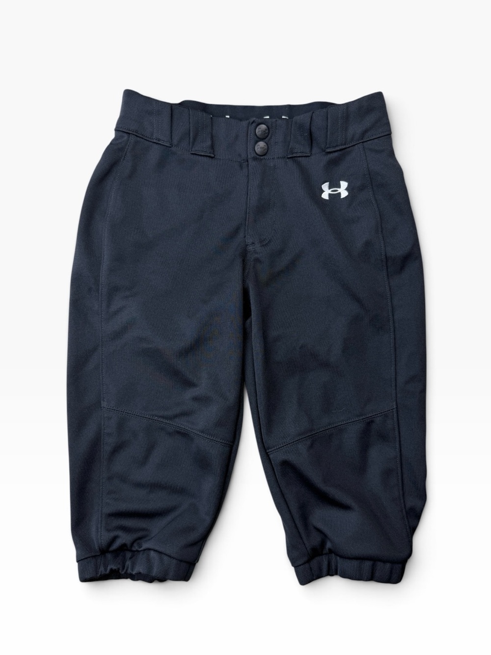 Girls Under Armour Black Athletic Softball Shorts
